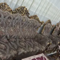 مبل سلطنتی ۹ نفره با جلو مبلی چوب راش|مبلمان خانگی و میز عسلی|شوط, |دیوار