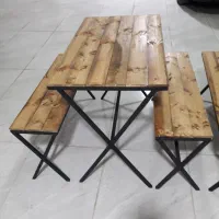 میز و صندلی کافه ای و تخت سنتی|میز و صندلی غذاخوری|ساری, |دیوار