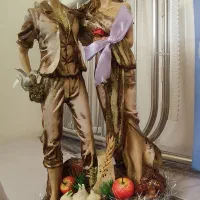 مجسمه هفت سین عروس داماد