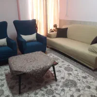 مبل راحتی ۷نفره|مبلمان خانگی و میز عسلی|شاهین‌شهر, شهرک منازل چوبی|دیوار