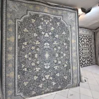 قالیباف ۱۲ کاشان  ۷۰۰شانه ۲۵۵۰تراکم نخ سنگین اصل