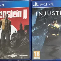 بازی ولفنشتاین ۲ و injustice 2 برای ps4
