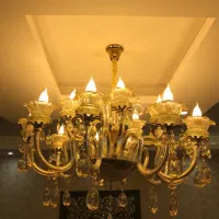 لوستر کریستال ۱۵ شاخه