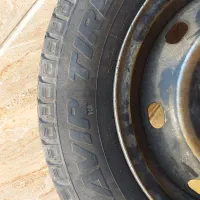 یک عدد رینگ و لاستیک پژویی سایز 14|قطعات یدکی و لوازم جانبی|ملایر, |دیوار