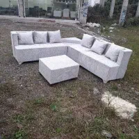 مبل راحتی و ال کنج بصورت تولیدی|مبلمان خانگی و میز عسلی|رشت, شهرک صبا|دیوار