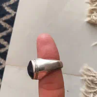 انگشتر با سنگ یاقوت معدنی طبیعی