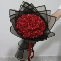 دسته گل روبانی باطرح دلخواه
