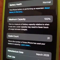 اپل iPhone 16 با حافظهٔ ۱۲۸ گیگابایت