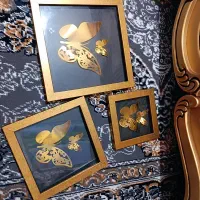 تابلو سه تیکه پروانه