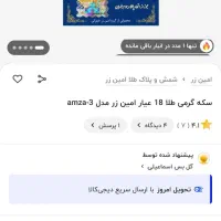 سکه امین زر