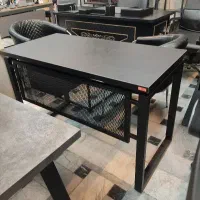 میز جلو فنس اداری مدرن مال  شلف طبقه دار کد 66xz54