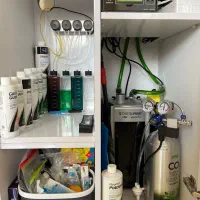 آکواریم پلنت (گیاهی) لوکس با نور و سیستم هوشمند|ماهی|کیش, |دیوار