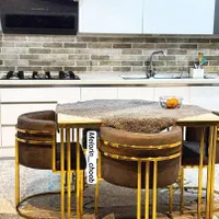 میز ناهار خوری و میز نهار خوری فلزی لیندا