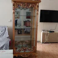 بوفه چراغدار شکیل وزیبا با صفحات شیشه ای|بوفه، ویترین، کنسول|تهران, یوسفآباد|دیوار