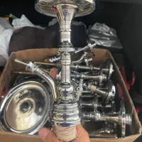 ۲۴ عدد قلیان تنه گلابی سوپاپ دار حاج اغلی با سینی|کلکسیون و سرگرمی|تهران, علم و صنعت|دیوار