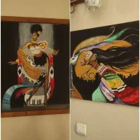 نقاشی  آکرلیک روی بوم