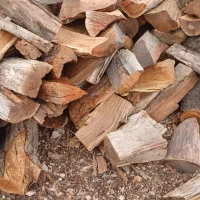 فروش چوب و هیزم شومینه بادومی علاوتر