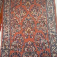 فرش دستباف زرونیم کناره