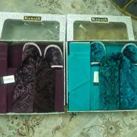 حوله تن پوش کاملانو میباشد جهیزیه بود از جنس پنبه