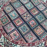قالیچه گرد ماشینی