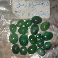 نگین سنگهای زمرد کلمبیا و فیروزه نیشابور