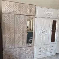 کمد لباس ۳ تکه عرض ۱۵۰ شرکتی با ضمانت|جاکفشی، کمد، دراور|الوند, |دیوار
