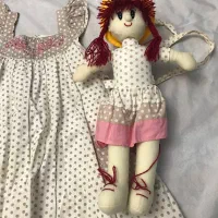 پیراهن دخترانه ست با عروسک|کفش و لباس بچه|تهران, حشمتیه|دیوار