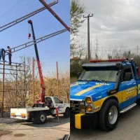 امدادخودرو نیسان جرثقیل یدک کش یدککش خودروبر 24س