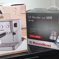 اسپرسوسازنوا مخلوط کن و آسیاب کن همیلتون