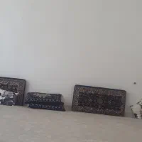 پشتی فرشی سرمه ای|پشتی|ایوان, |دیوار