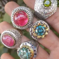 انگشتر نقره دست ساز عیار بالا و تسبیح کلکسیونی|جواهرات|اهواز, نادری|دیوار