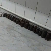 ترازو کفه ای قدیمی.وزنه سنگ ترازو برنجی.عتیقه.هاون|کلکسیون اشیاء عتیقه|تهران, نظامآباد|دیوار