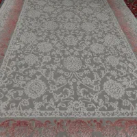 قالیچه گل برجسته کاملا نو دوسه ماه استفاده شده|فرش|کرج, حیدرآباد|دیوار