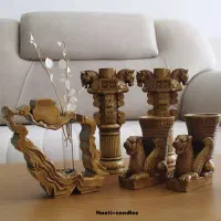سنگ مصنوعی و شمع