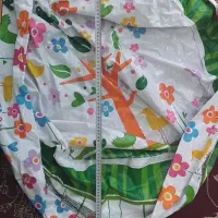 استخر توپ سالم ودر حد یکی دو بار فقط باد شده