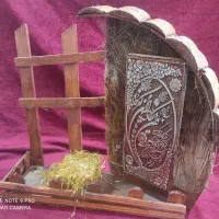 سبد چوبی شب یلدا باکس استند ون یکاد|صنایع دستی و سایر لوازم تزئینی|اصفهان, باغ زرشک|دیوار