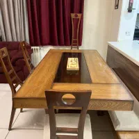 میز نهار خوری چوبی ۸نفر درجه یک