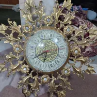 ساعت دیواری برنجی