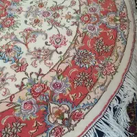 فرش دستبافت دایره ۲×۲ طرح علیا|فرش|تبریز, |دیوار