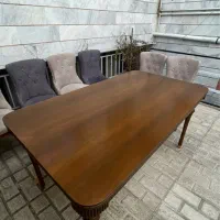 میز ناهارخوری چوبی ۶نفره تمیز