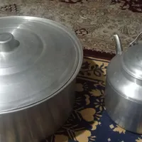 قابلمه بزرگ با کتری بزرگ|ظروف پخت‌وپز|تهران, نعمت‌آباد|دیوار