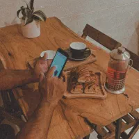 میز چوبی روستیک|میز و صندلی غذاخوری|بیرجند, |دیوار