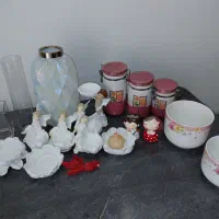 پاسماوری بانکه قند شکر هفت سین ترازو پیاله گلدان