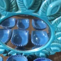 آینه و شعمدان وکاسه