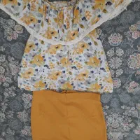 شومیز و دامن سایز ۳۲ ۳۴ ۳۶