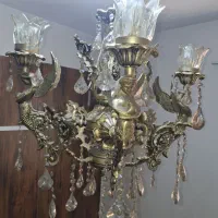 لوستر برنز ۱۲شاخه فوق سنگین