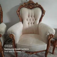 مبل کلاسیک منبت کاری۷نفره به همراه بوفه و میز|مبلمان خانگی و میز عسلی|شیراز, گویم|دیوار