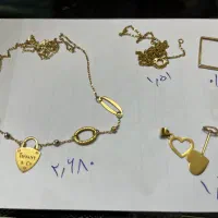 طلا دست دوم گردنبند انگشتر گوشواره