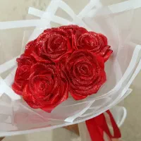 گل روبانی ویژه یلدا|گل مصنوعی|ایلام, |دیوار