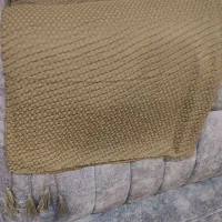 شال نخی رنگ سبز